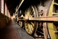 Steam train wheels Royalty Free Stock Photo
