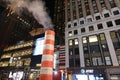 Steam vent on West 34th Street, Midtown Manhattan