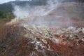 Steam vents at Sulphur Banks on Kilauea, a volcano in Hawaii