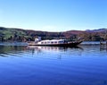 Steam yacht on Coniston Water.