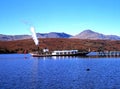 Steam yacht on Coniston Water.