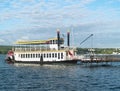 Steamboat on canandaigua lake, new york Royalty Free Stock Photo