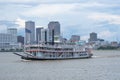 Steamboat Natchez with New Orleans Skyline Royalty Free Stock Photo