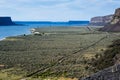 Steamboat rock state park in Eastern Washington state, USA Royalty Free Stock Photo