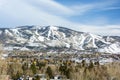 Steamboat Ski Resort in Steamboat Springs, Colorado on a Sunny Winter Day Royalty Free Stock Photo