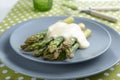 Steamed asparagus Royalty Free Stock Photo