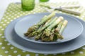 Steamed asparagus Royalty Free Stock Photo