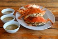Steamed blue crab recipe