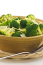 Steamed broccoli