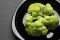 Steamed broccoli