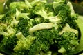 Steamed broccoli dish