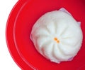 Steamed bun dim sum, chinese food style Royalty Free Stock Photo