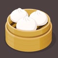 Steamed Bun Dim Sum Royalty Free Stock Photo