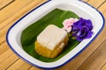 Steamed Cassava Cake with coconut milk