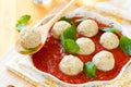 Steamed chicken meatballs