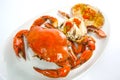 Steamed Crab Royalty Free Stock Photo