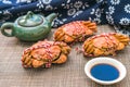 Steamed crab, a delicacy of Chongyang Festival in China