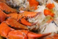 Steamed Crabs with Roe