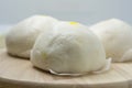 Steamed Creamy Custard Bun Royalty Free Stock Photo