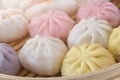 Steamed dumpling buns Royalty Free Stock Photo