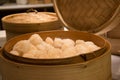 Steamed dumpling chinese buns pork bun Royalty Free Stock Photo