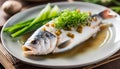 Steamed Fish With Ginger and Scallions