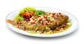 Steamed Fish with Lime Sauce Spicy Tasty