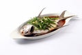 Steamed fish with soy sauce