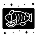 Steamed fish vector design, healthy food