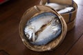 Steamed mackerel