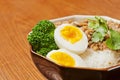 Steamed meat and egg Royalty Free Stock Photo