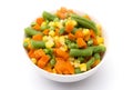 Steamed Mixed Vegetables Royalty Free Stock Photo