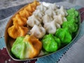 Steamed Modak. Modak is a traditional Indian sweet made during Ganesh Utsav and also offered to lord Ganesha. Royalty Free Stock Photo