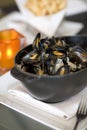 Steamed Mussells Royalty Free Stock Photo