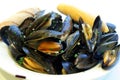 Steamed Mussels Royalty Free Stock Photo