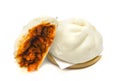 Steamed pork bun Royalty Free Stock Photo