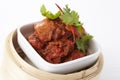 Steamed pork ribs with black bean Royalty Free Stock Photo