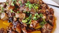 Steamed pork spareribs with black bean sauce