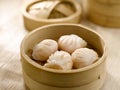 Steamed Prawn Dumpling Ha Kau served in dish isolated on table top view of food