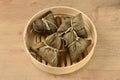 Steamed rice dumpling Royalty Free Stock Photo