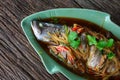 steamed snapper with soy sauce