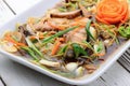 Steamed snapper with soy sauce,Thai food