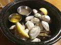 Steamed Soft Shell Clams with Butter and Lemon