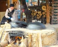 Steamed stuff bun shop in nami island Royalty Free Stock Photo