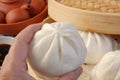 Steamed stuffed bun