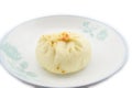 Steamed stuffed bun Royalty Free Stock Photo