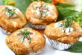 Steamed Thai spicy crab souffle