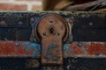 Steamer Trunk Hasp Shallow DOF