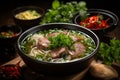 steaming bowl of pho with tender slices