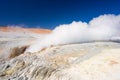 Steaming geyser on the Andes, Bolivia Royalty Free Stock Photo